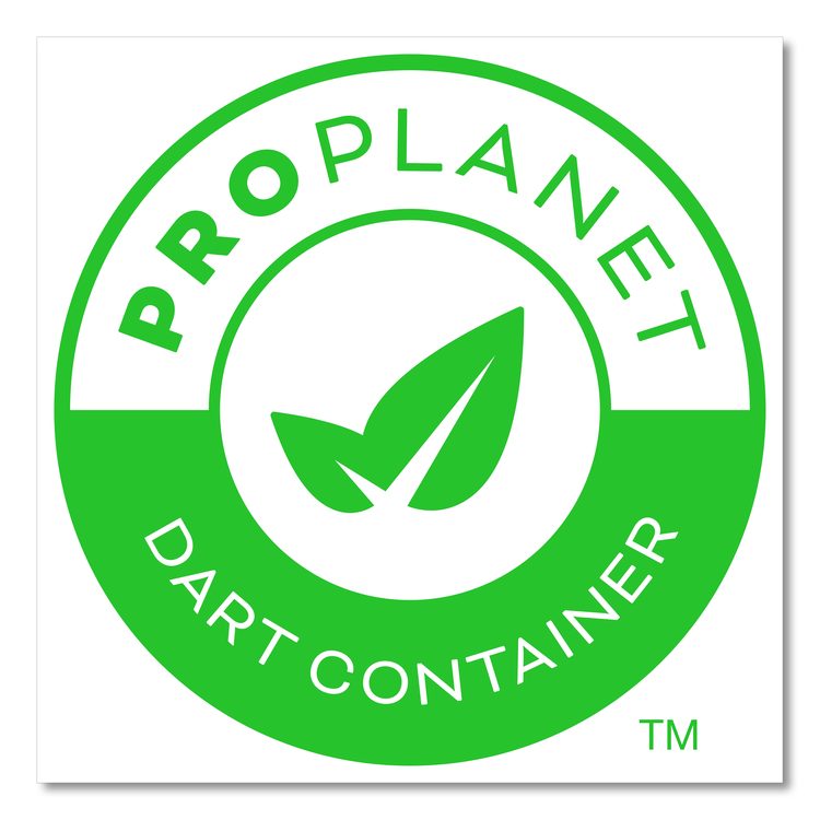 Compostable Paper Dinnerware, ProPlanet Seal, Plate, 6" dia, White, 1,000/Carton