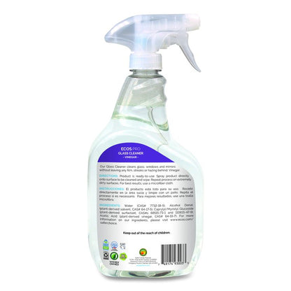 Glass Cleaner, 32 oz Spray Bottle, 6/Carton