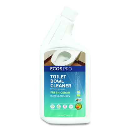 Toilet Bowl Cleaner, Fresh Cedar Scent, 24 oz Squeeze Bottle, 6/Carton