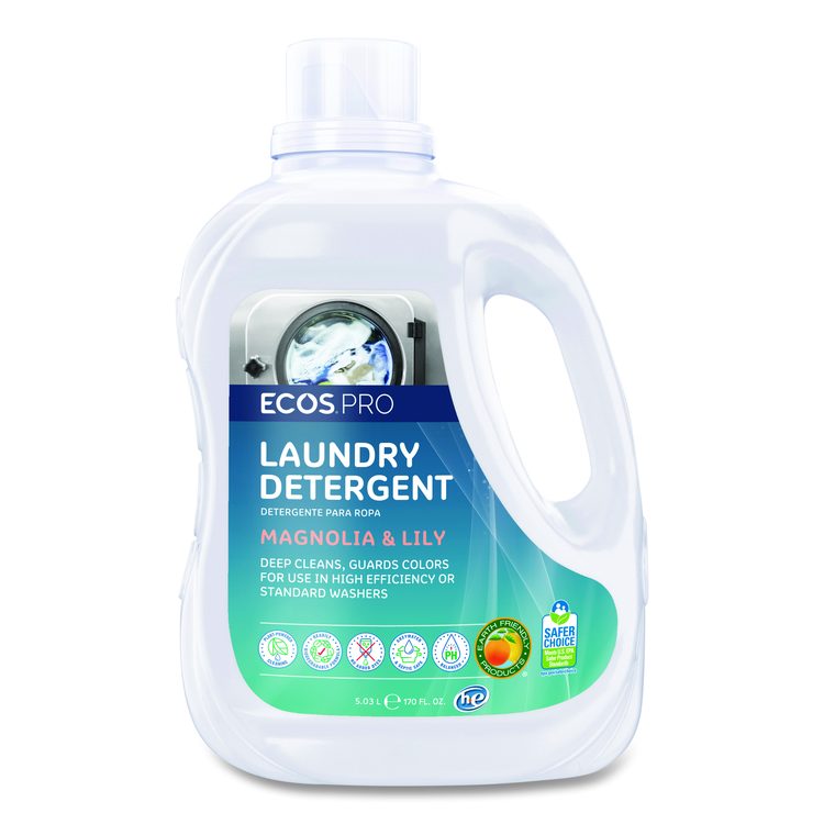 Laundry Detergent Liquid, Magnolia and Lily Scent, 170 oz Jug, 2/Carton