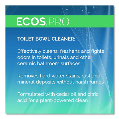 Toilet Bowl Cleaner, Fresh Cedar Scent, 24 oz Squeeze Bottle, 6/Carton