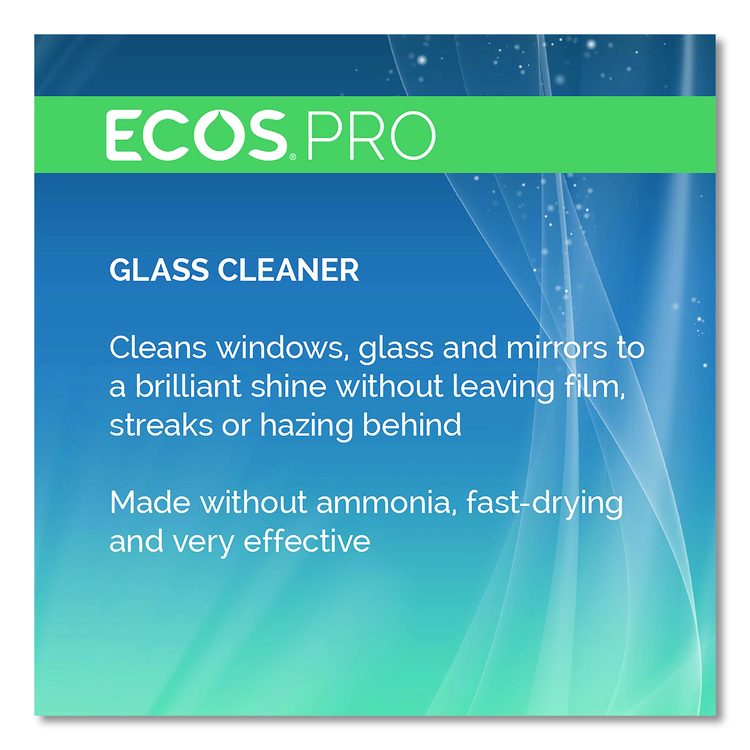 Glass Cleaner, 32 oz Spray Bottle, 6/Carton