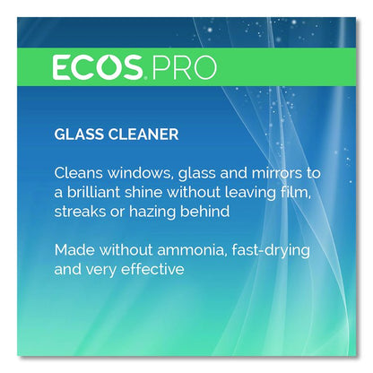 Glass Cleaner, 32 oz Spray Bottle, 6/Carton