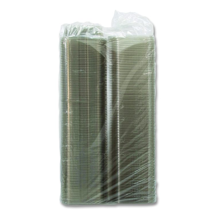 ClearPac SafeSeal rPET Tamper-Resistant/Evident Containers, Embossed Bottom, 24 oz, 6.37 x 7.15 x 1.86, Clear, 200/Carton
