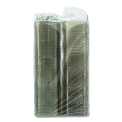 ClearPac SafeSeal rPET Tamper-Resistant/Evident Containers, Embossed Bottom, 24 oz, 6.37 x 7.15 x 1.86, Clear, 200/Carton