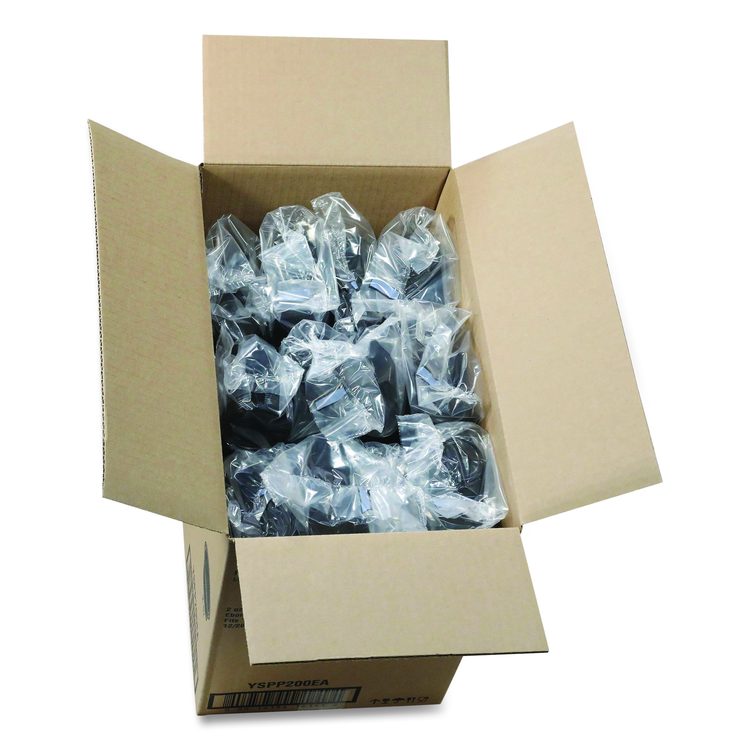Plastic Portion Cup, 2 oz., Black, 2,400/Carton