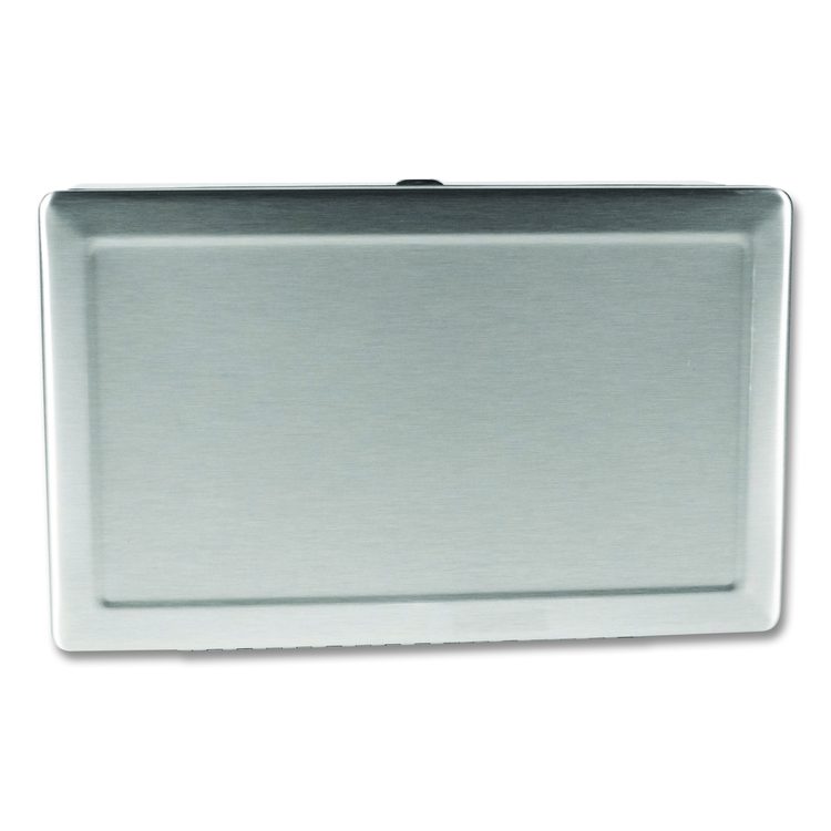 Surface-Mounted Paper Towel Dispenser, 12.13 x 6.13 x 7.25, Satin Stainless Steel