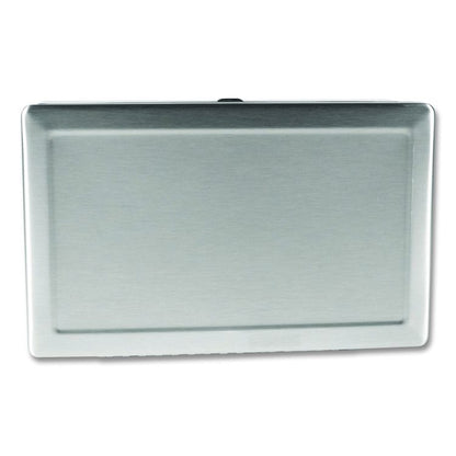 Surface-Mounted Paper Towel Dispenser, 12.13 x 6.13 x 7.25, Satin Stainless Steel