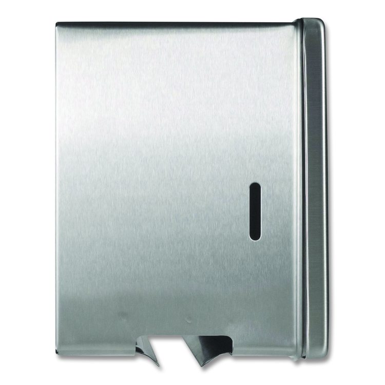 Surface-Mounted Paper Towel Dispenser, 12.13 x 6.13 x 7.25, Satin Stainless Steel