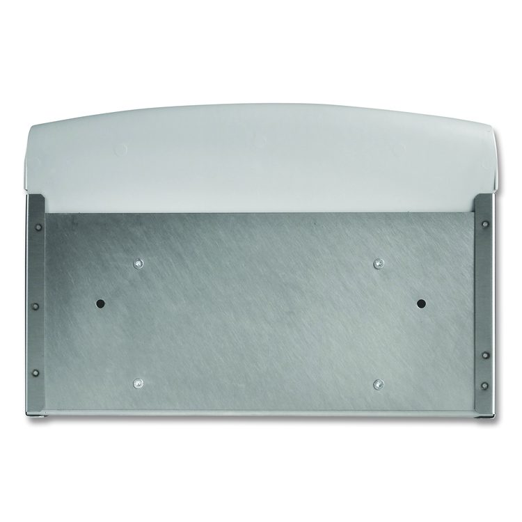 ConturaSeries Surface-Mounted Napkin/Tampon Vendor, Stainless Steel, 12 x 8 x 26, Silver