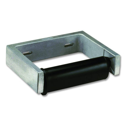 Toilet Tissue Dispenser for Single Roll, 6.5 x 4 x 1, Gray