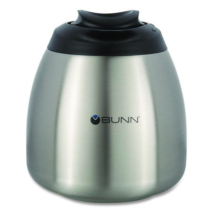 Thermal Carafe, 64 oz, Stainless Steel/Black
