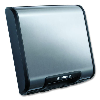 TrimLineSeries QuietDry Surface-Mounted ADA Automatic Hand Dryer, 115 V, 13.6 x 5.1 x 14.9, Satin Stainless Steel