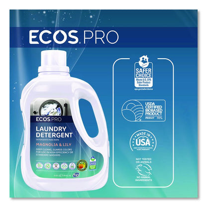 Laundry Detergent Liquid, Magnolia and Lily Scent, 170 oz Jug, 2/Carton