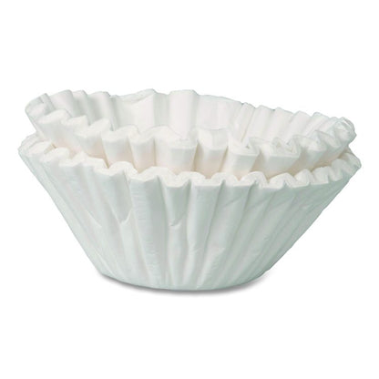 Commercial Coffee Filters, 6 gal Urn Style, Flat Bottom, 25/Cluster, 10 Clusters/Pack