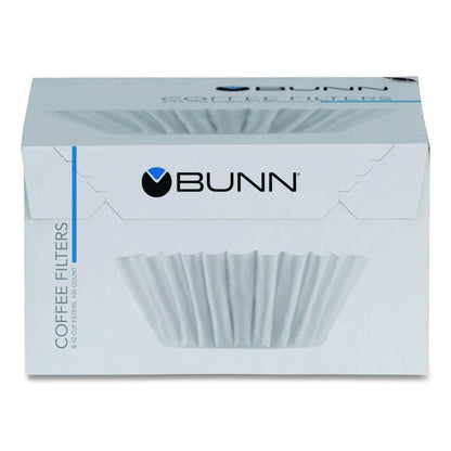 Coffee Filters, 8 to 12 Cup Size, Flat Bottom, 100/Pack