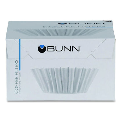 Coffee Filters, 8 to 12 Cup Size, Flat Bottom, 100/Pack, 12 Packs/Carton