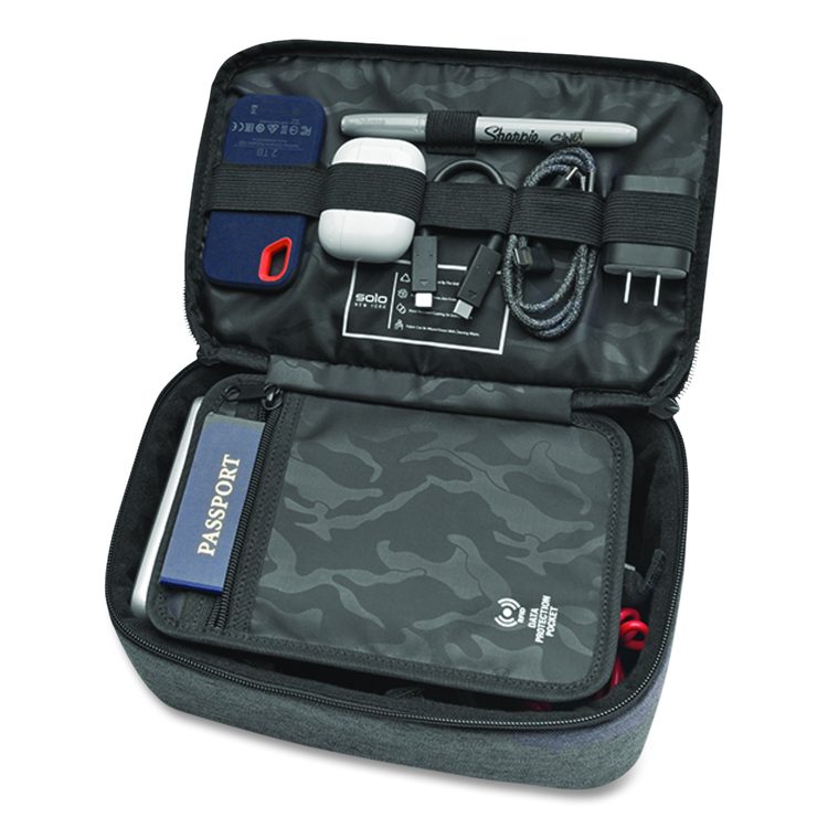 Bridge Street RFID Tech Case, 3.25 x 6.38, Gray