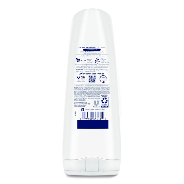 Coconut Conditioner, 12 oz Bottle, 6/Carton