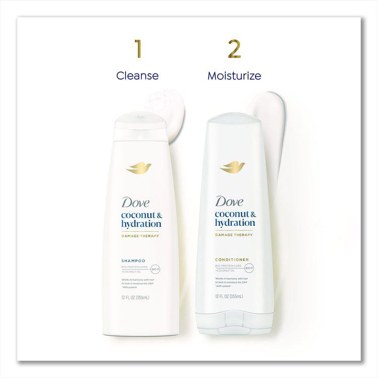 Coconut Conditioner, 12 oz Bottle, 6/Carton