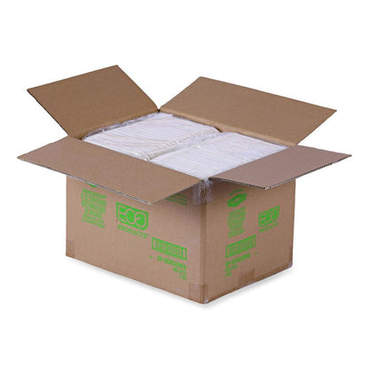 WorldView Vanguard Rectangular Container, 12 oz, 7 x 4.75 x 1, Sugarcane Fiber, White, 400/Carton