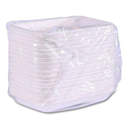 WorldView Vanguard Rectangular Container, 12 oz, 7 x 4.75 x 1, Sugarcane Fiber, White, 400/Carton