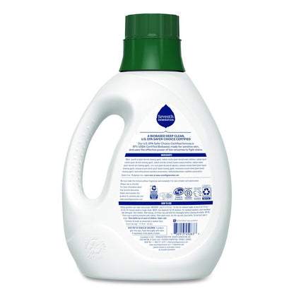 Natural Liquid Laundry Detergent, Sensitive Skin Free and Clear, 90 oz Bottle, 4/Carton