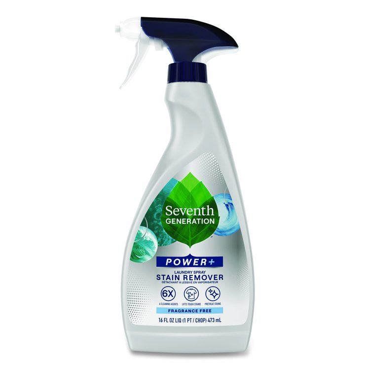 Laundry Stain Remover, Fragrance-Free, 16 oz Spray Bottle, 8/Carton