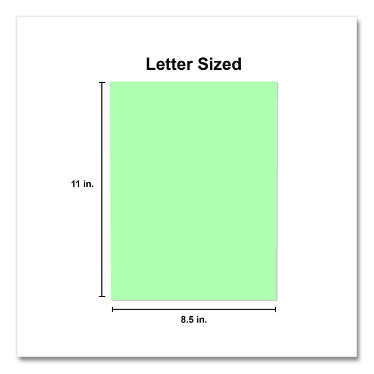 Deluxe Colored Paper, 20 lb Bond Weight, 8.5 x 11, Green, 500/Ream