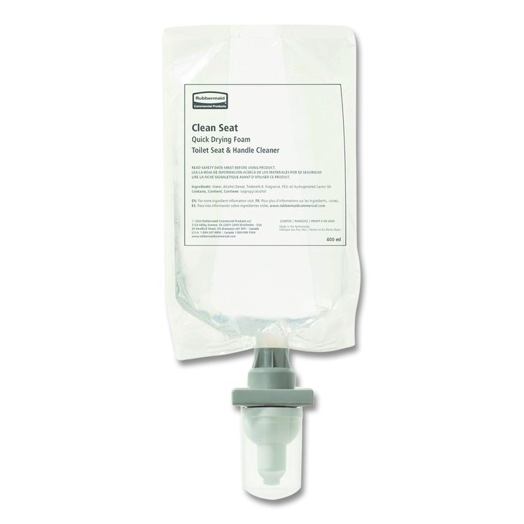 TC Clean Seat Foaming Refill, Unscented, 400 mL Box, 12/Carton