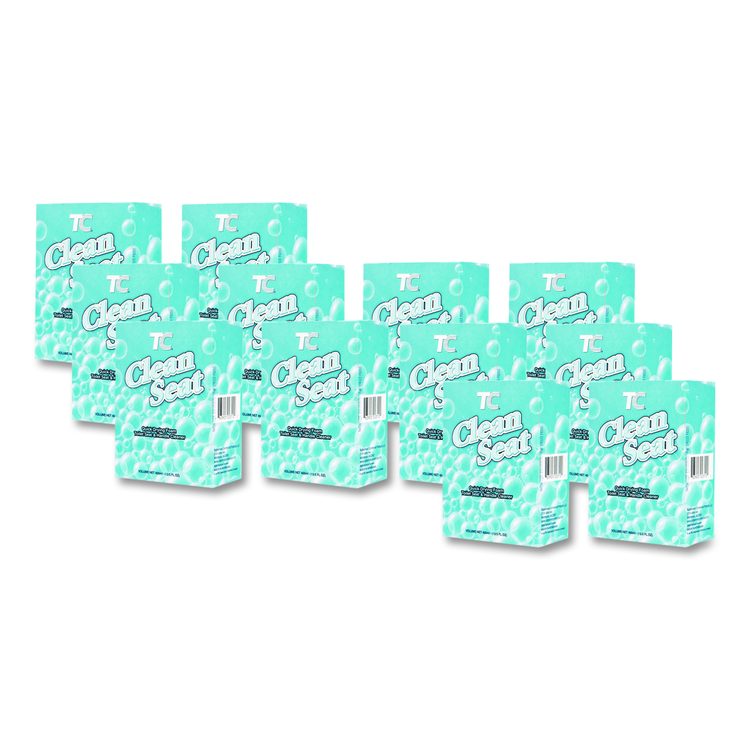 TC Clean Seat Foaming Refill, Unscented, 400 mL Box, 12/Carton