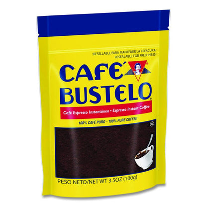 Cafe Bustelo Instant Coffee, Espresso, 3.5 oz Packet