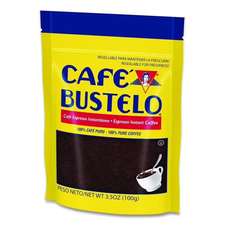 Cafe Bustelo Instant Coffee, Espresso, 3.5 oz Packet