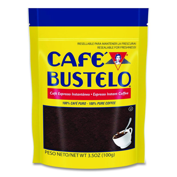 Cafe Bustelo Instant Coffee, Espresso, 3.5 oz Packet
