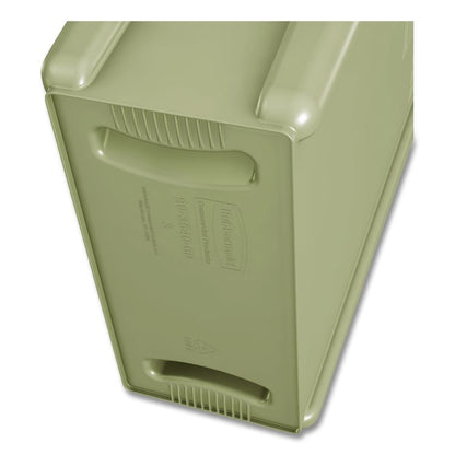 Slim Jim with Venting Channels, 23 gal, Plastic, Beige