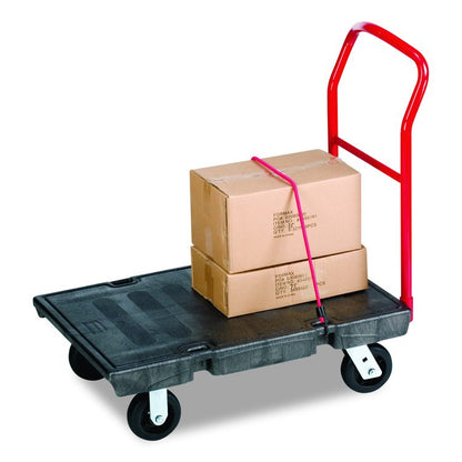 Heavy-Duty Platform Truck Cart, 1,000 lb Capacity, 24 x 36 Platform, Black