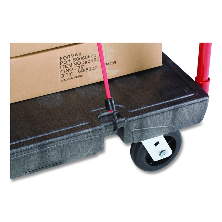 Heavy-Duty Platform Truck Cart, 1,000 lb Capacity, 24 x 36 Platform, Black