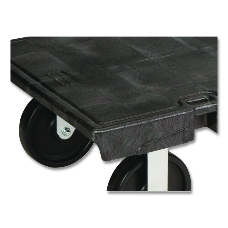 Platform Truck with 8" Polyolefin Casters, 2,000 lb Capacity, 30 x 60 x 7, Black