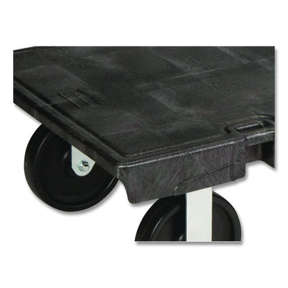 Platform Truck with 8" Polyolefin Casters, 2,000 lb Capacity, 30 x 60 x 7, Black