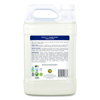 Liquid Hand Soap, Free and Clear, 1 gal, 4/Carton