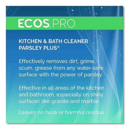 Parsley Plus All-Purpose Kitchen and Bathroom Cleaner, Parsley Scent, 32 oz Spray Bottle, 6/Carton