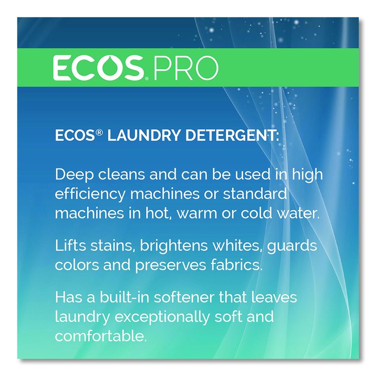 Laundry Detergent Liquid, Free and Clear, 170 oz Jug, 2/Carton