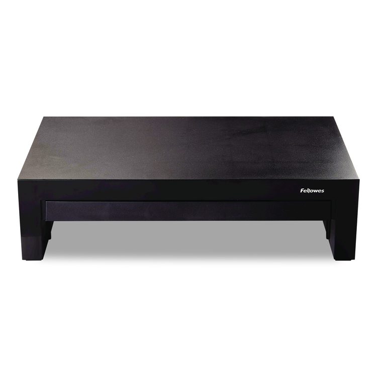 Designer Suites Monitor Riser, For 21" Monitors, 16" x 9.38" x 4.38" to 6", Black Pearl, Supports 40 lbs