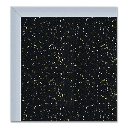 Recycled Bulletin Board, 87.91 x 48.5, Tan Speckled Surface, Satin Aluminum Frame