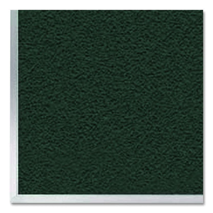 Vinyl Bulletin Board with Aluminum Frame, 87.91" x 48.5", Ebony Surface, Satin Aluminum Frame