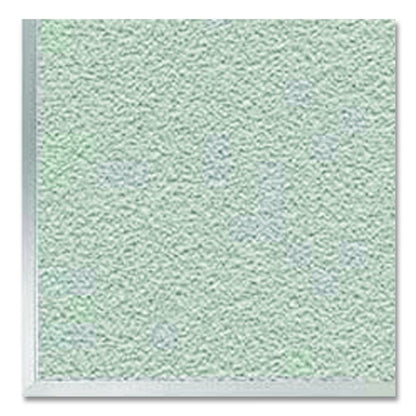 Vinyl Bulletin Board with Aluminum Frame, 87.91" x 48.5", Silver Surface, Satin Aluminum Frame