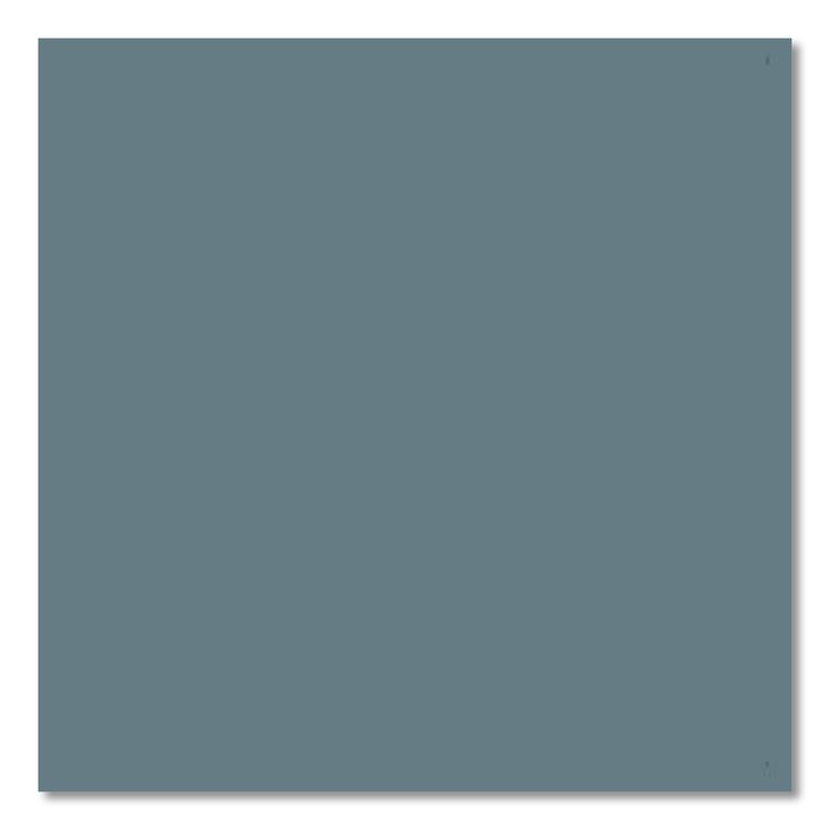 Coda Low Profile Circular Magnetic Glassboard, 36 x 36, Smoke Surface