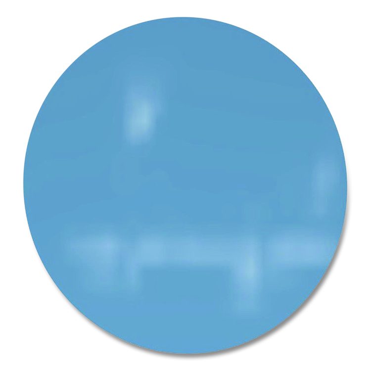 Coda Low Profile Circular Magnetic Glassboard, 48 x 48, Denim Surface