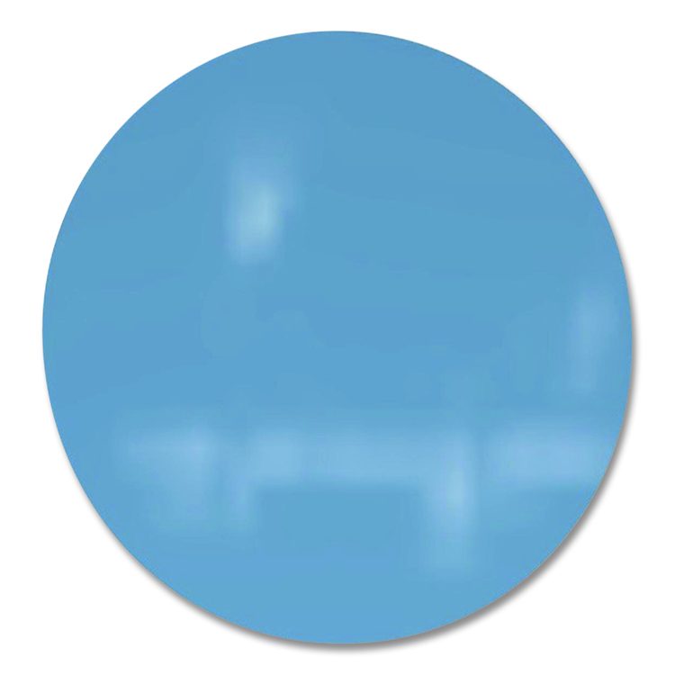 Coda Low Profile Circular Non-Magnetic Glassboard, 48 x 48, Denim Surface