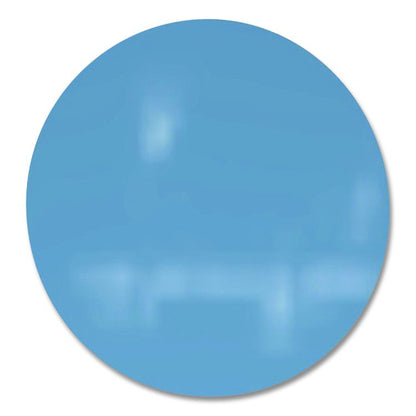 Coda Low Profile Circular Non-Magnetic Glassboard, 48 x 48, Denim Surface